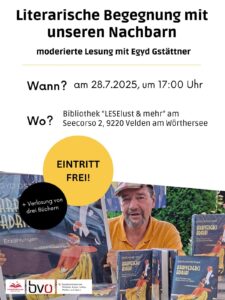 Literarische Begegnung mit unseren Nachbarn - Egyd Gstättner IMG 20250720 WA0008